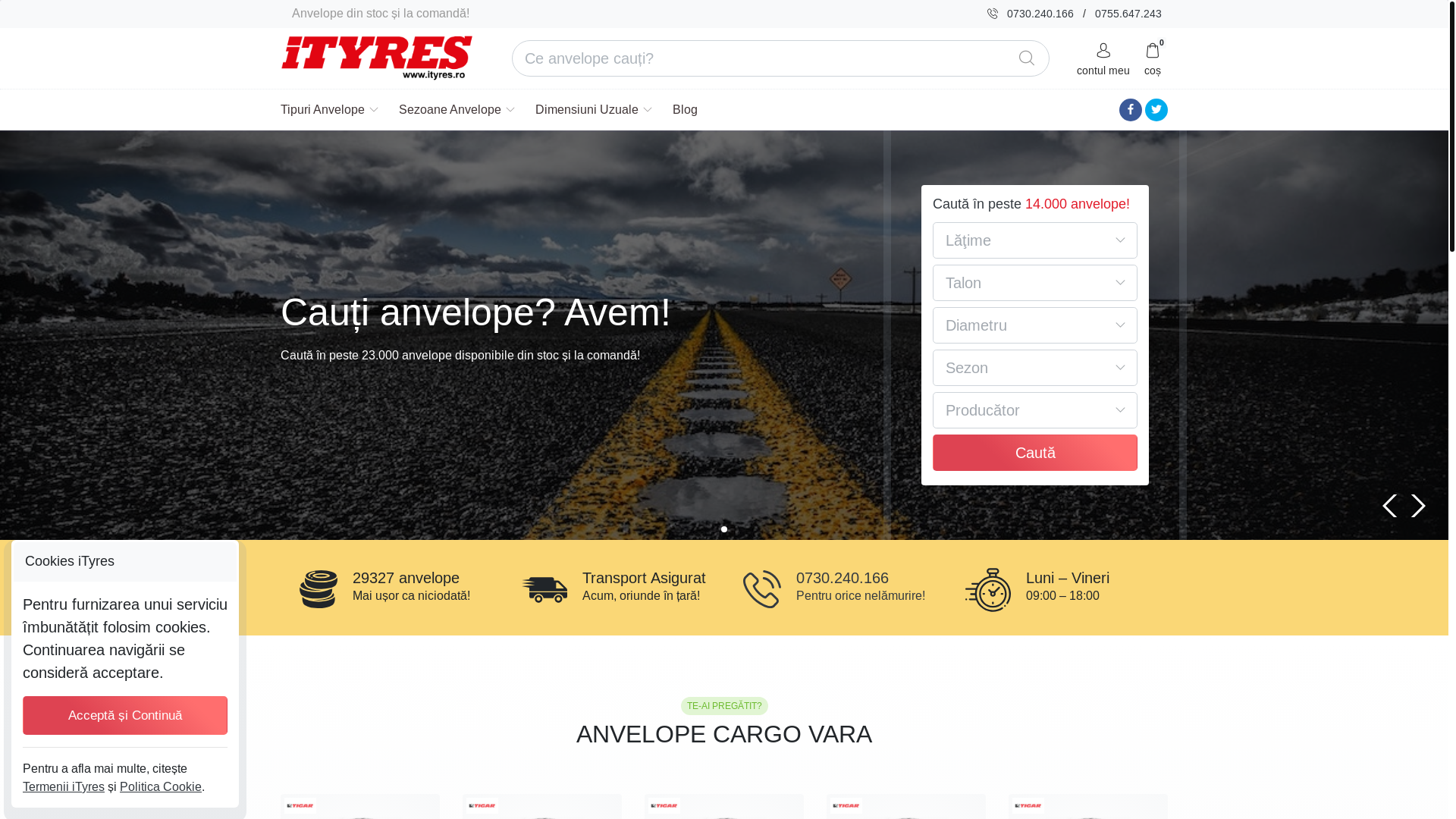 website screenshot of https://www.ityres.ro/