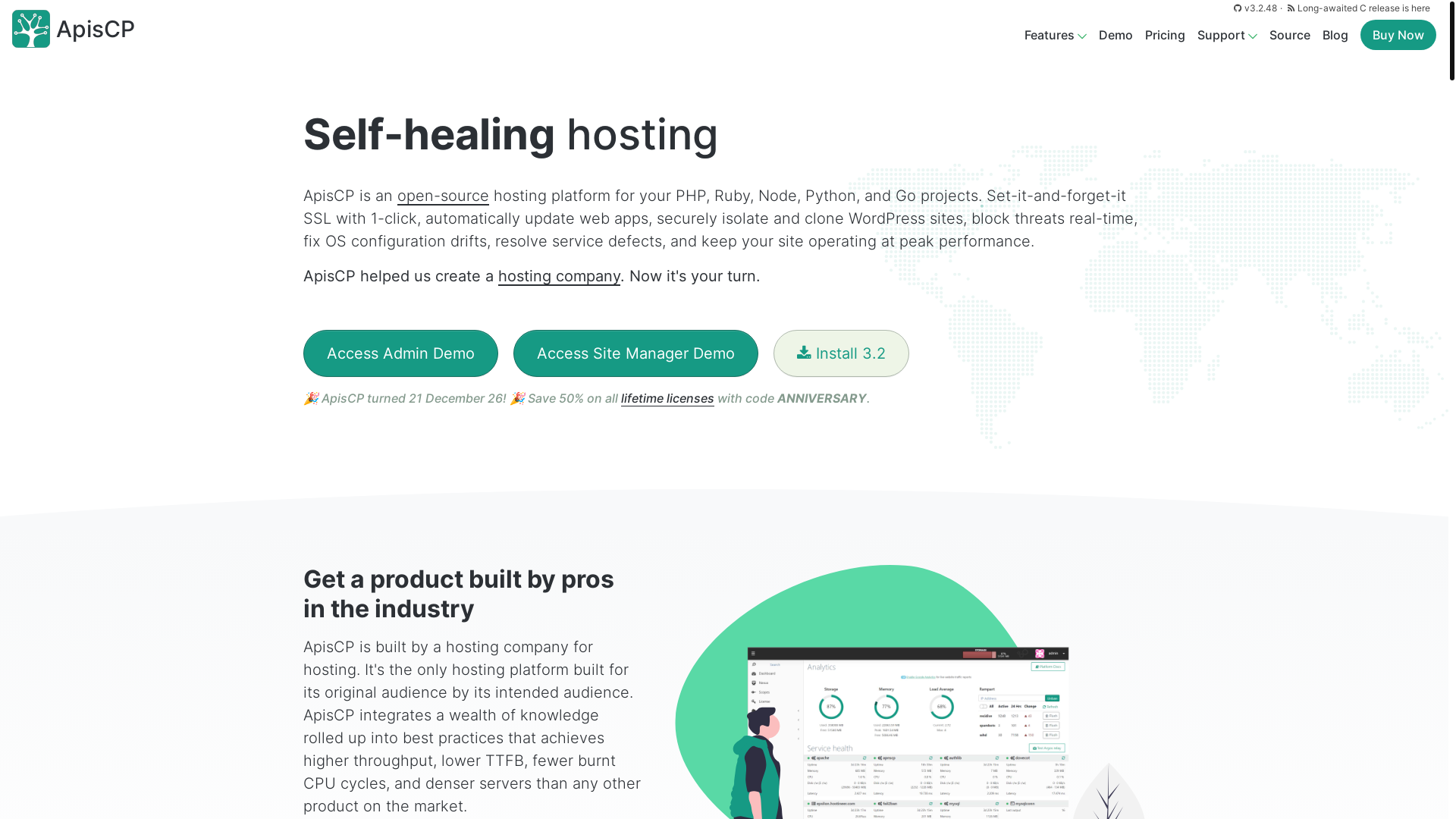 website screenshot of https://fairsite.io/