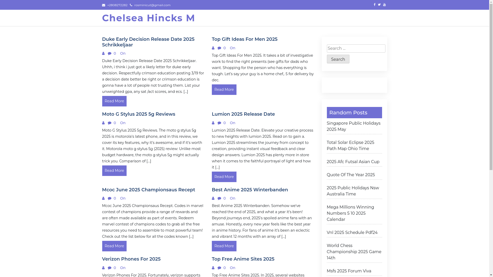website screenshot of https://chelseahincksm.pages.dev/