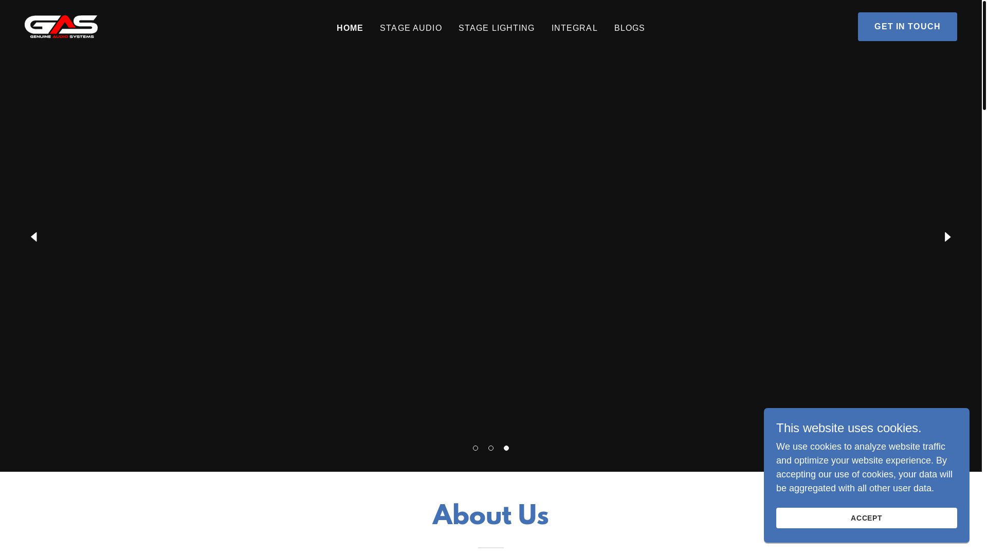 website screenshot of https://genuineaudiosystems.com/