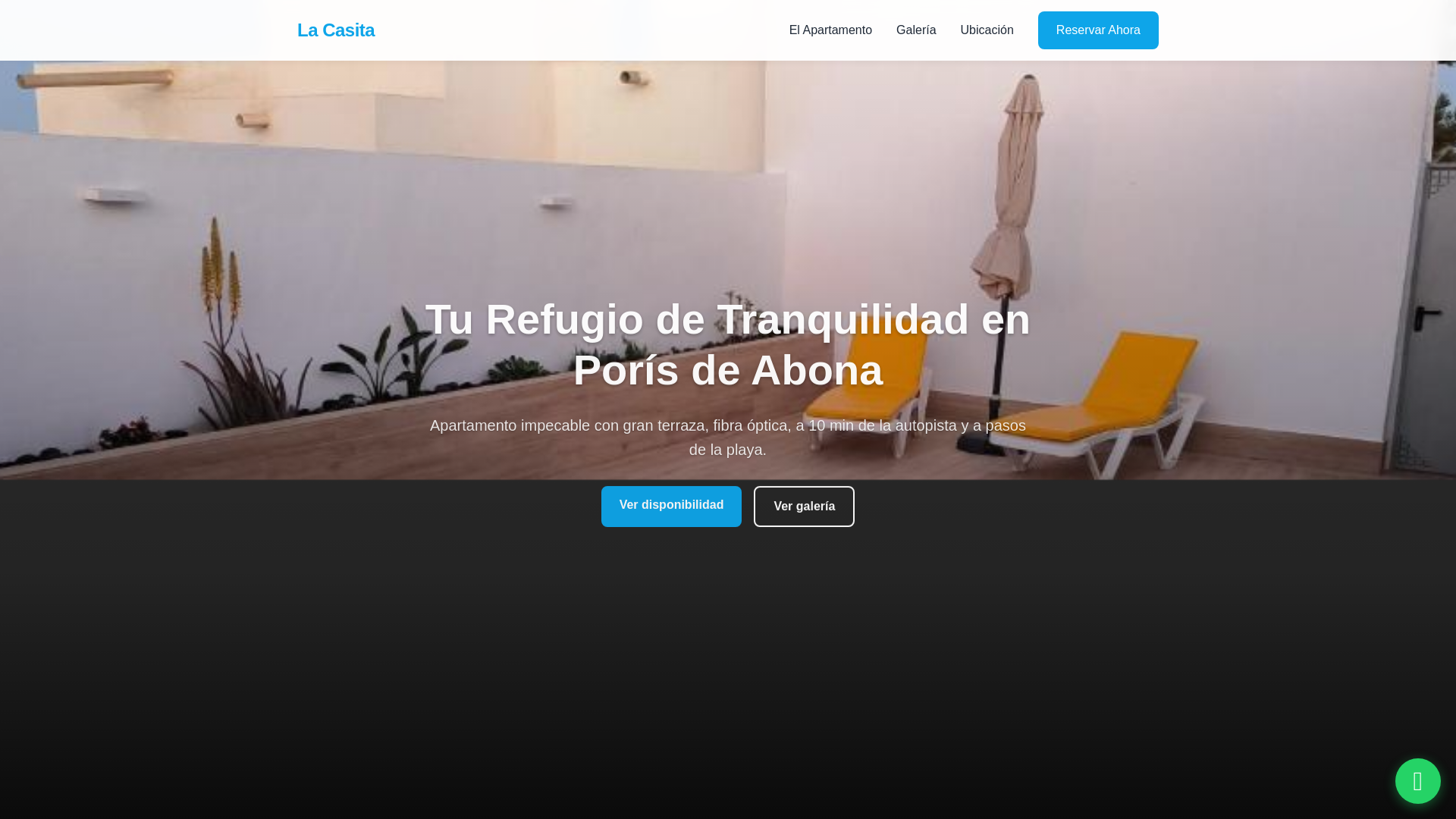 website screenshot of https://lacasitaporis.com/