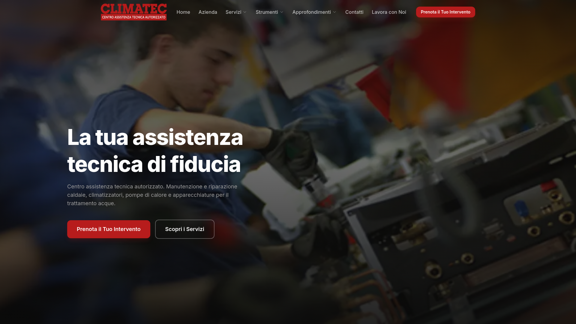 website screenshot of https://climatec.pages.dev/