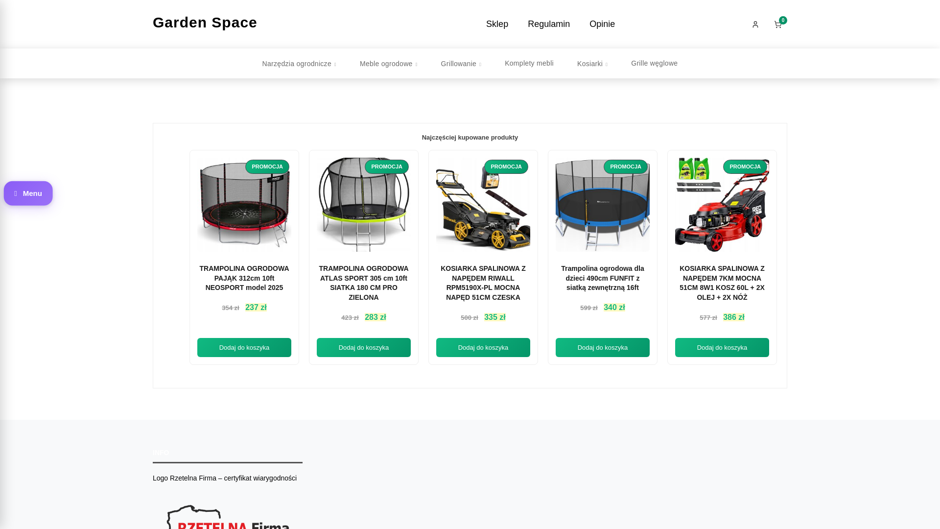 website screenshot of https://ogrozo.shop