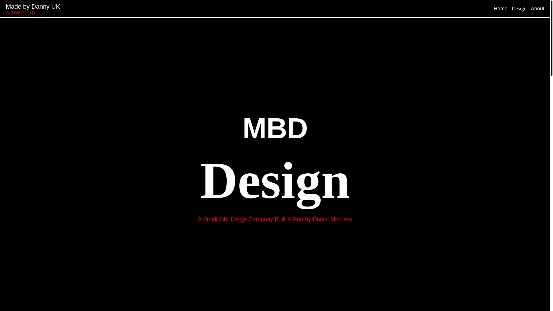 website screenshot of https://mbdcreate.pages.dev/