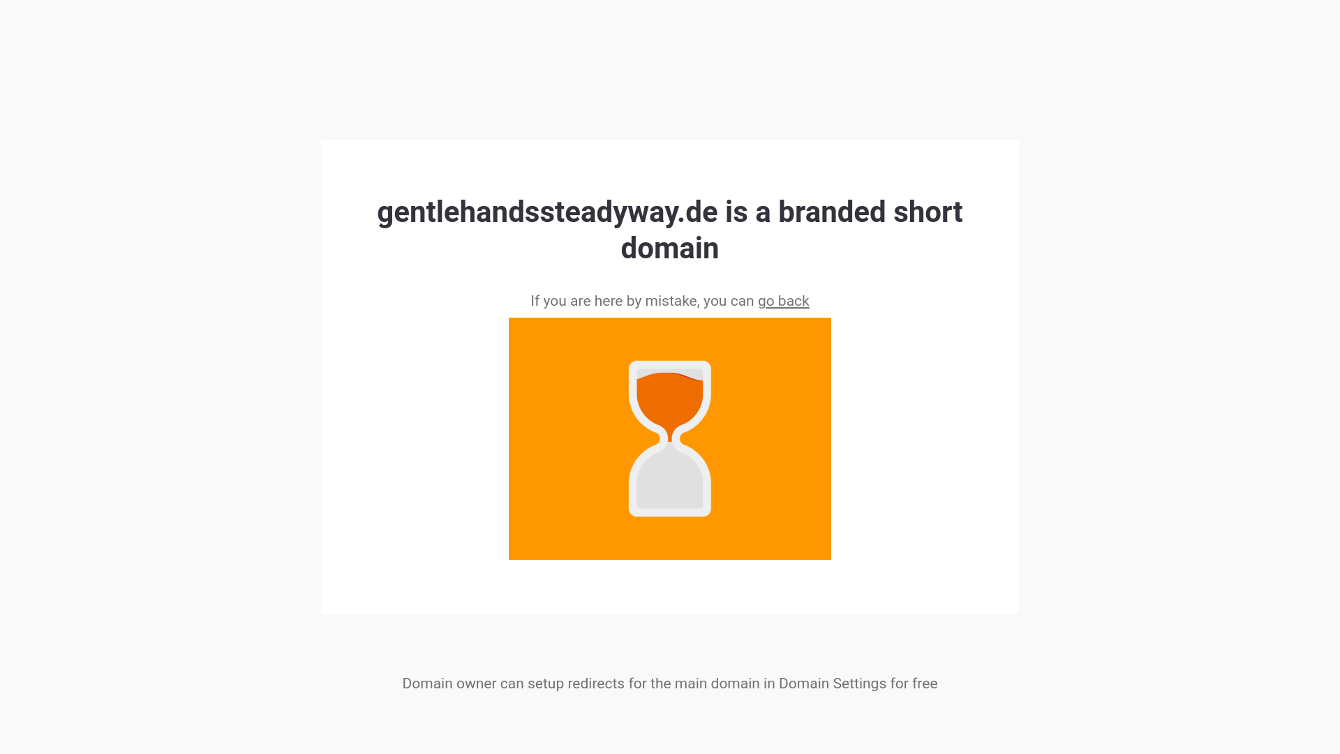 website screenshot of https://gentlehandssteadyway.de/
