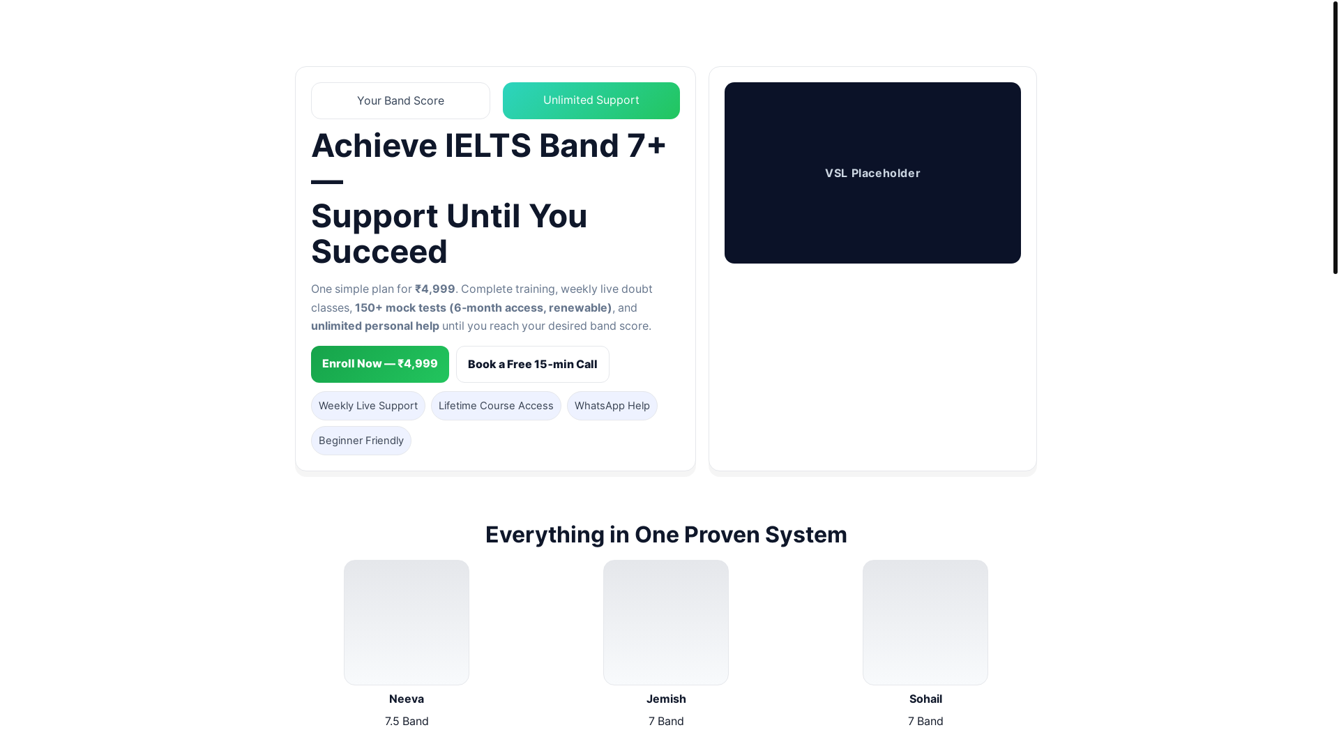 website screenshot of https://ielts-clean.pages.dev/