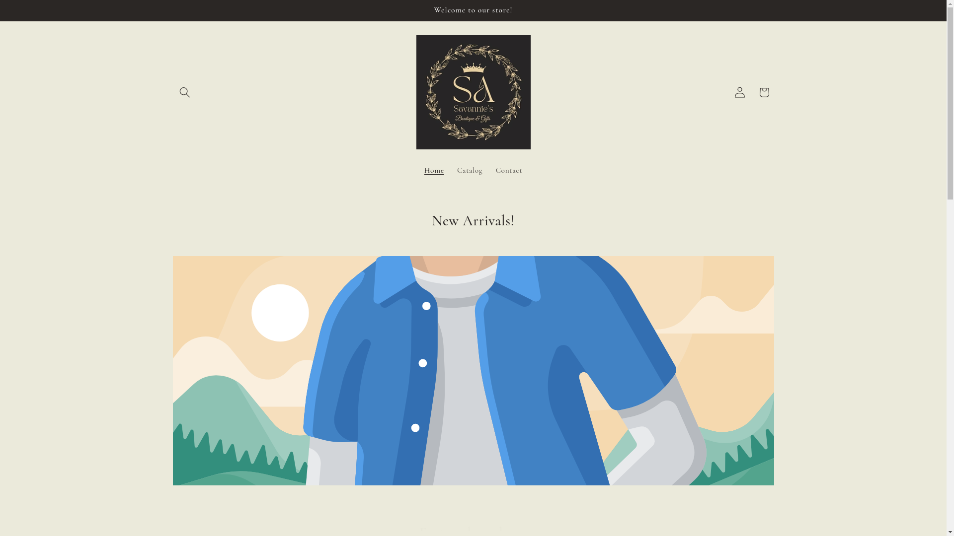 website screenshot of https://savanniesboutiqueandgifts.com/