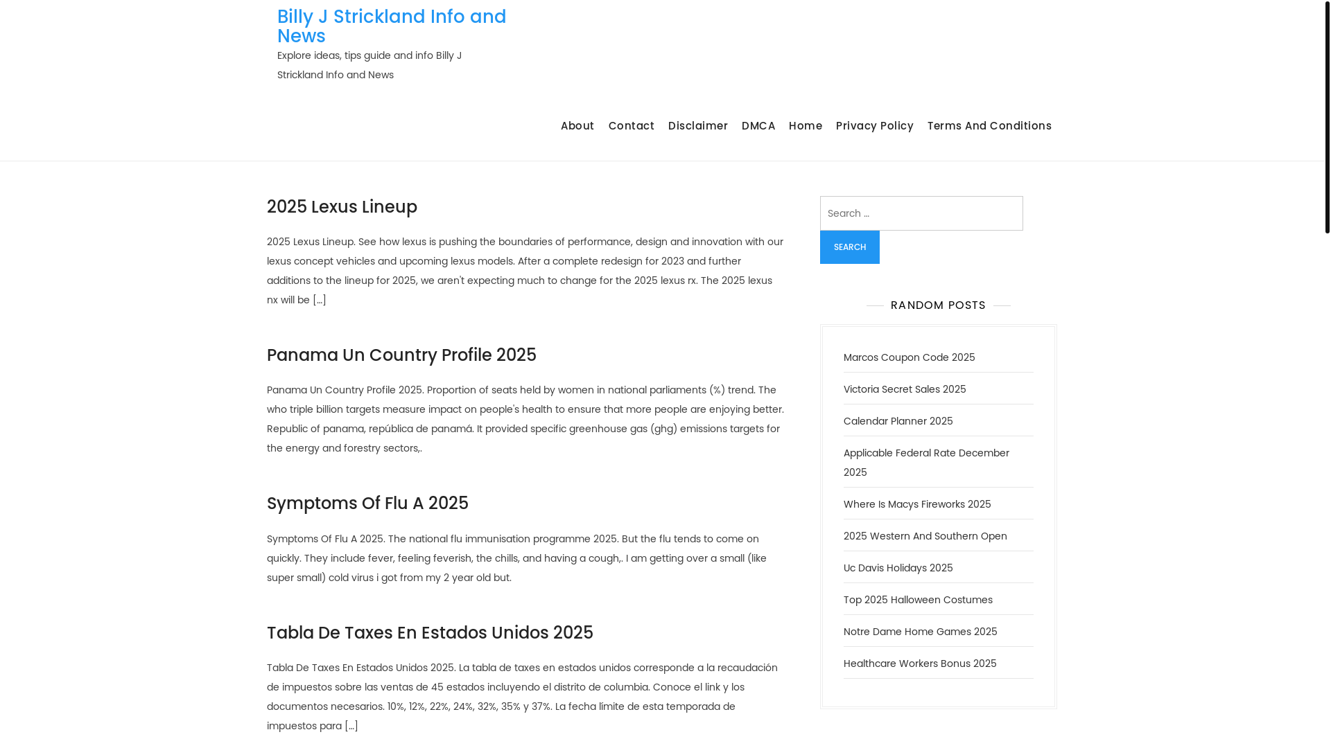 website screenshot of https://billyjstricklandm.pages.dev/