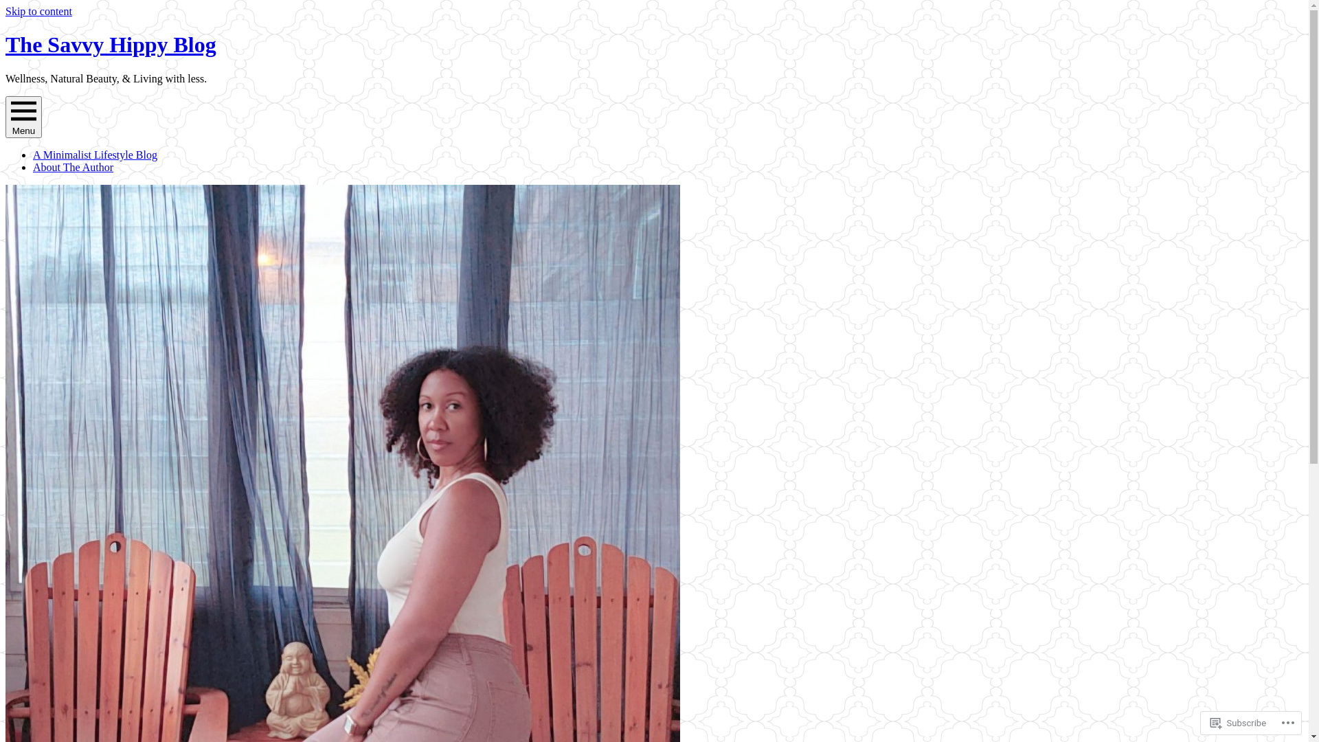 website screenshot of https://thesavvyhippy.com/
