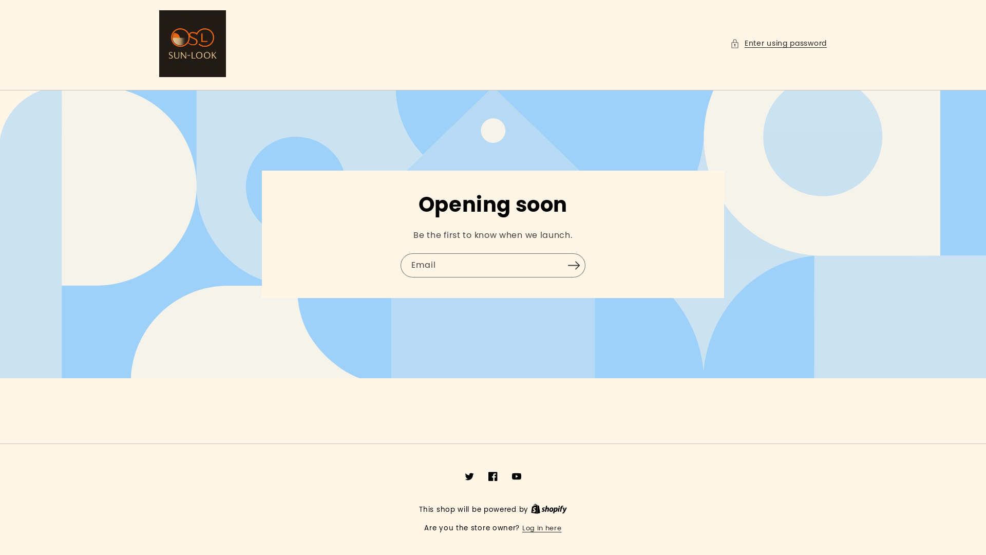 website screenshot of https://sun-look.shop/