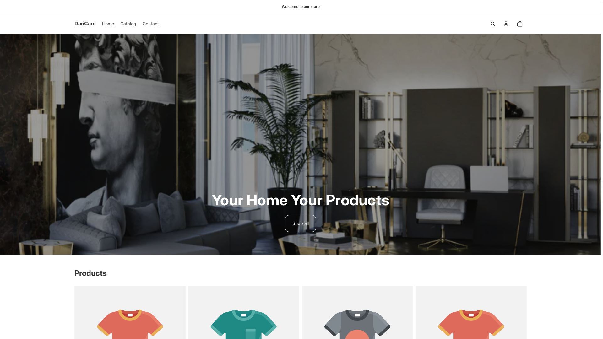 website screenshot of https://daricart.com/