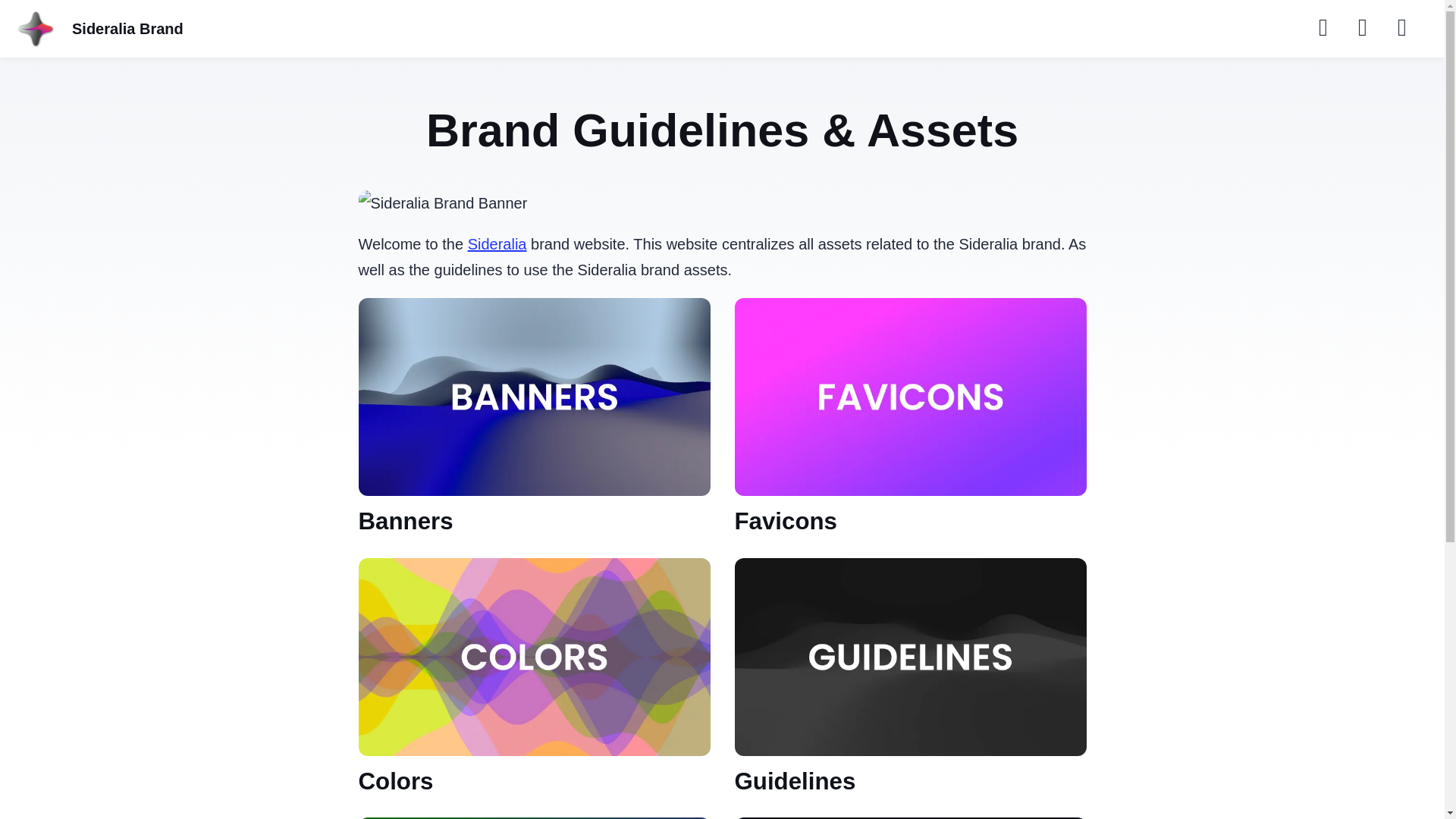 website screenshot of https://brand-sideralia.pages.dev/