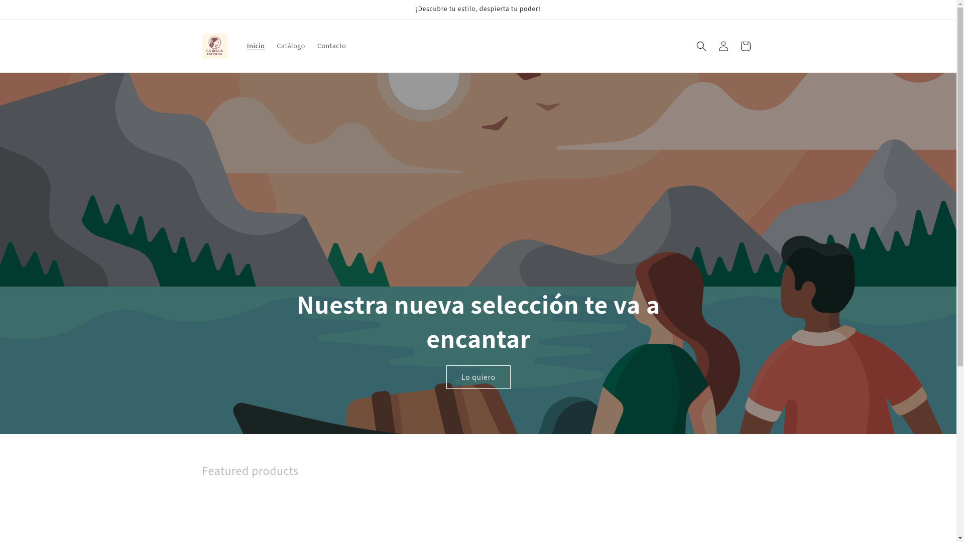 website screenshot of https://labellaesencia.com/