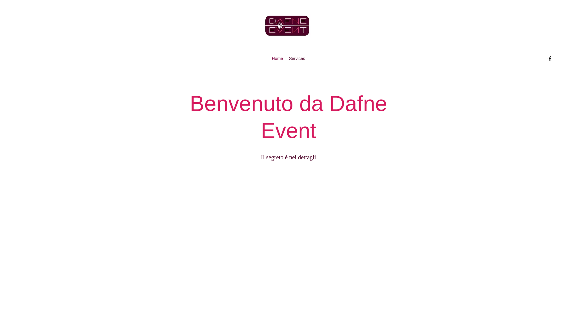 website screenshot of https://eventdafne.com