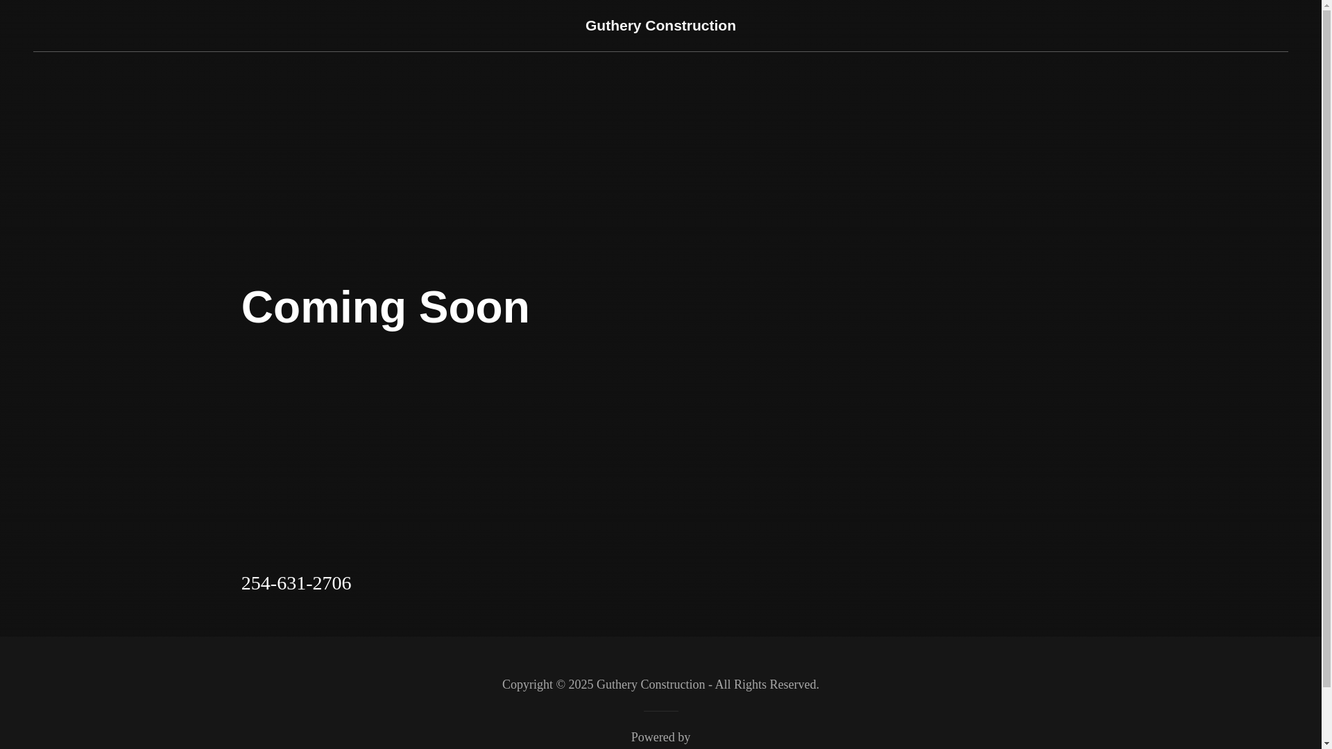 website screenshot of https://gutheryconstruction.com/