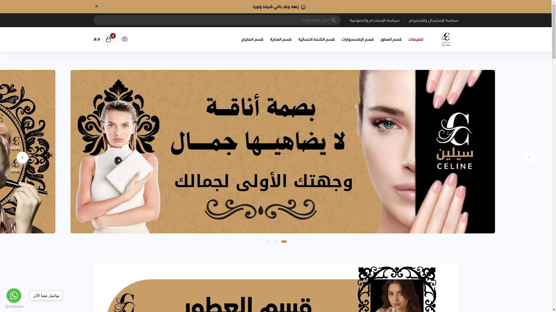 website screenshot of https://celine-1.com/