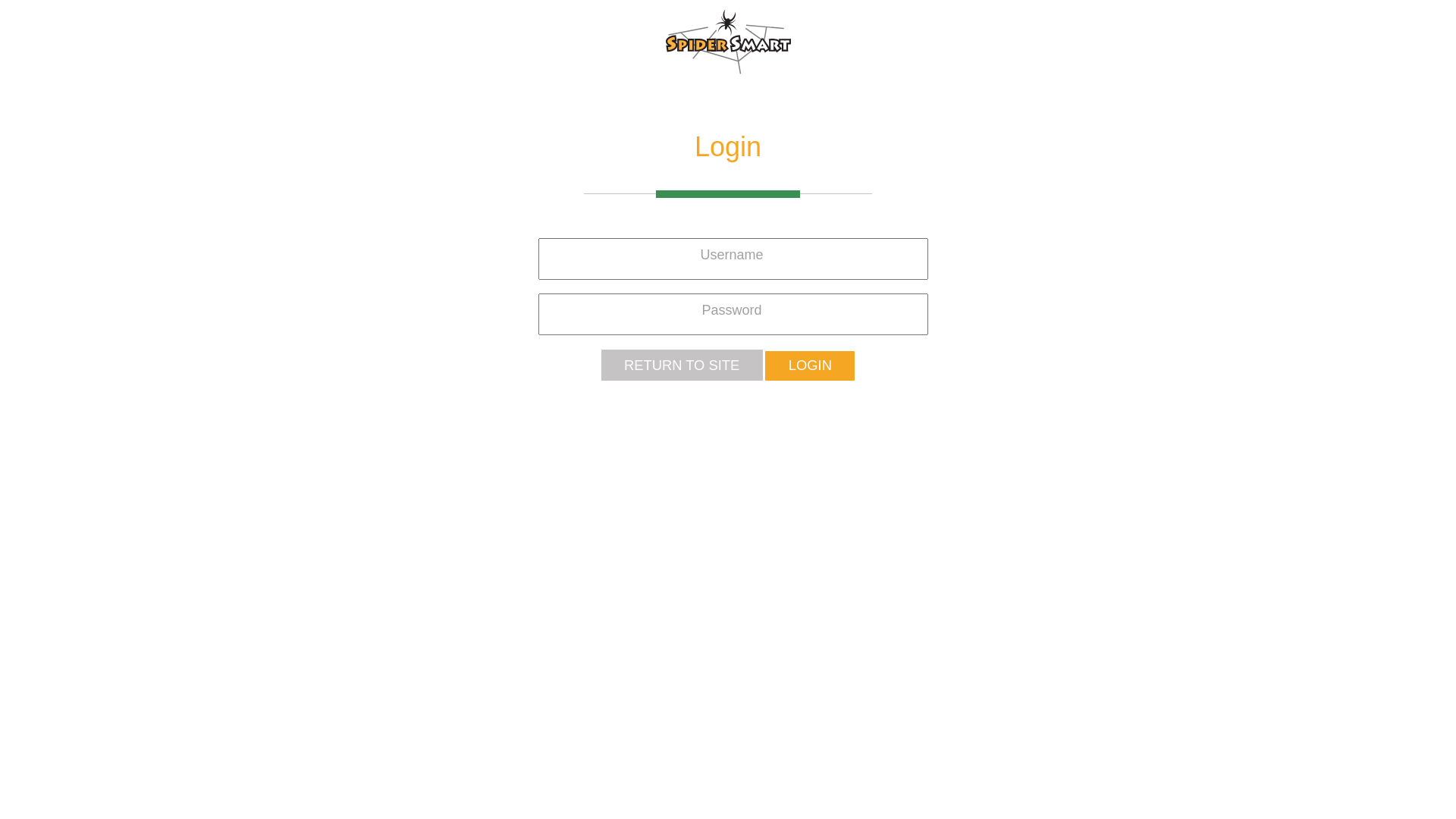 website screenshot of https://spidersmart-admin-staging.pages.dev/