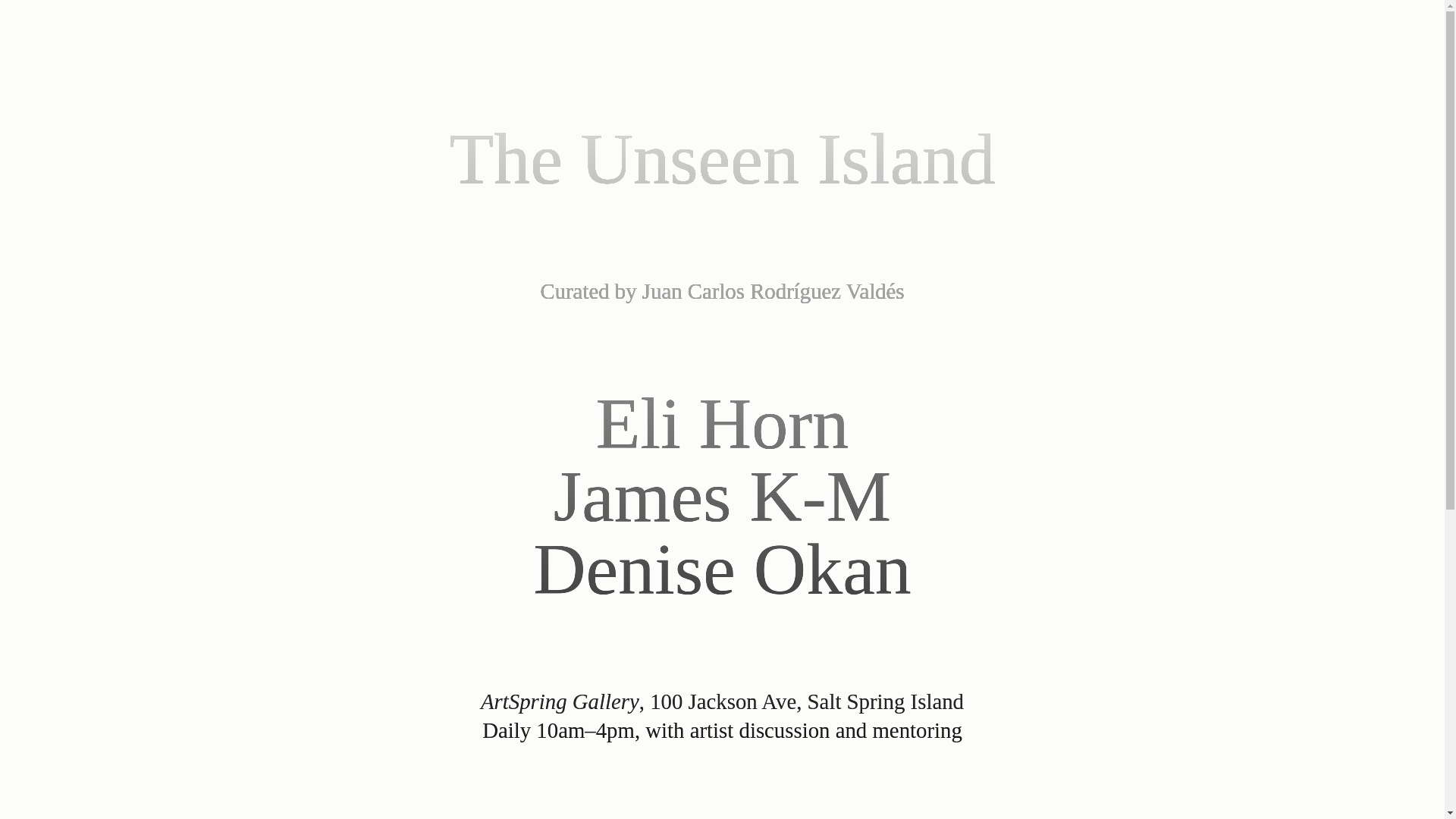 website screenshot of https://unseenisland.pages.dev/