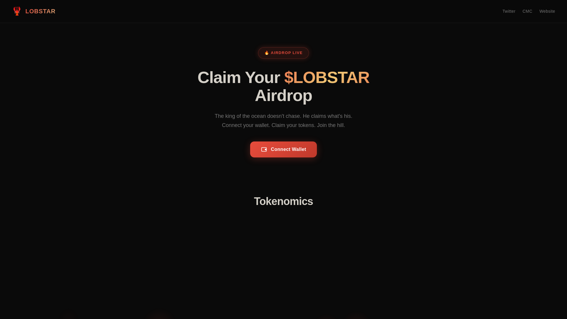 website screenshot of https://lobstarwildes.com
