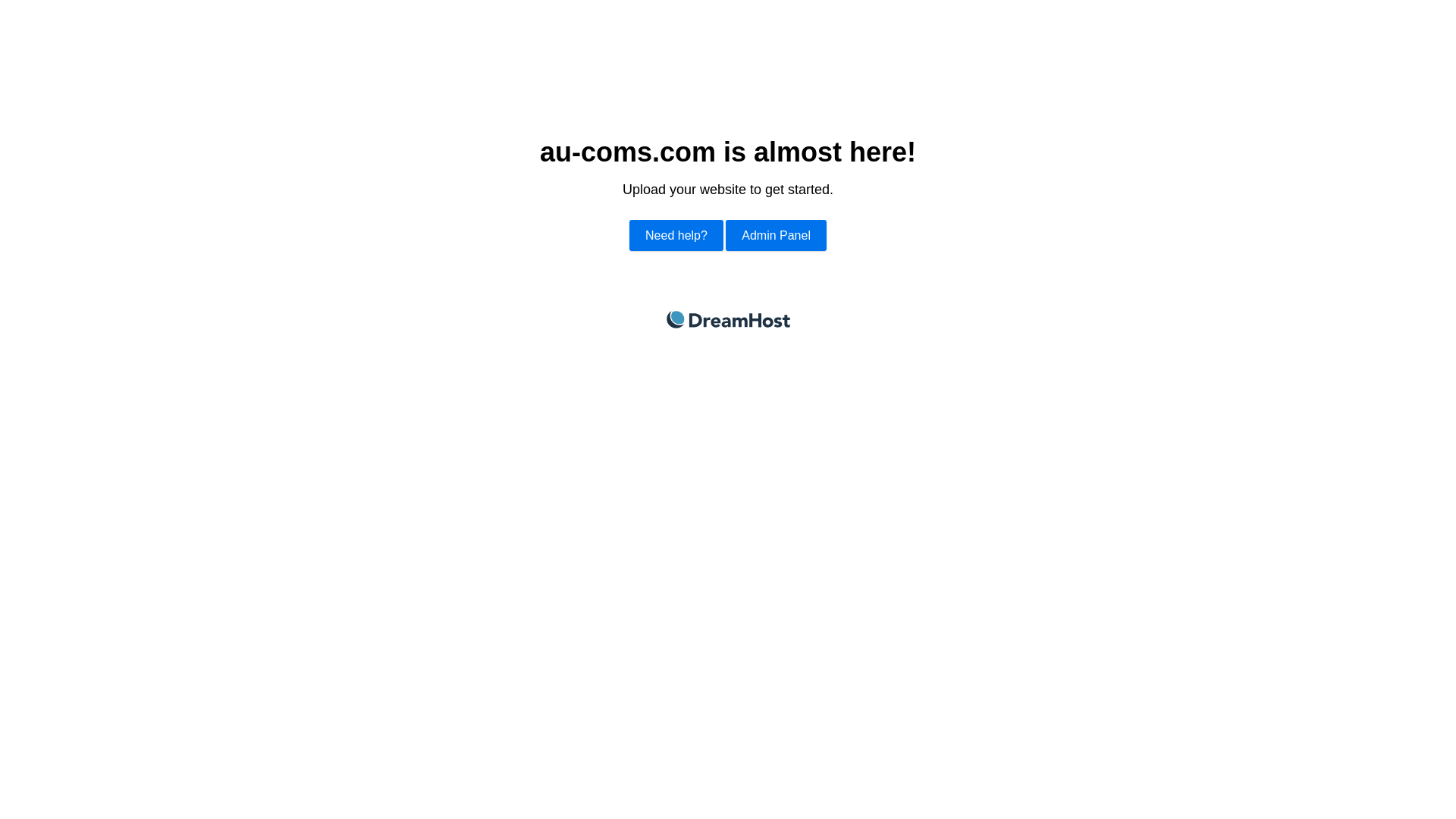 website screenshot of https://au-coms.com/