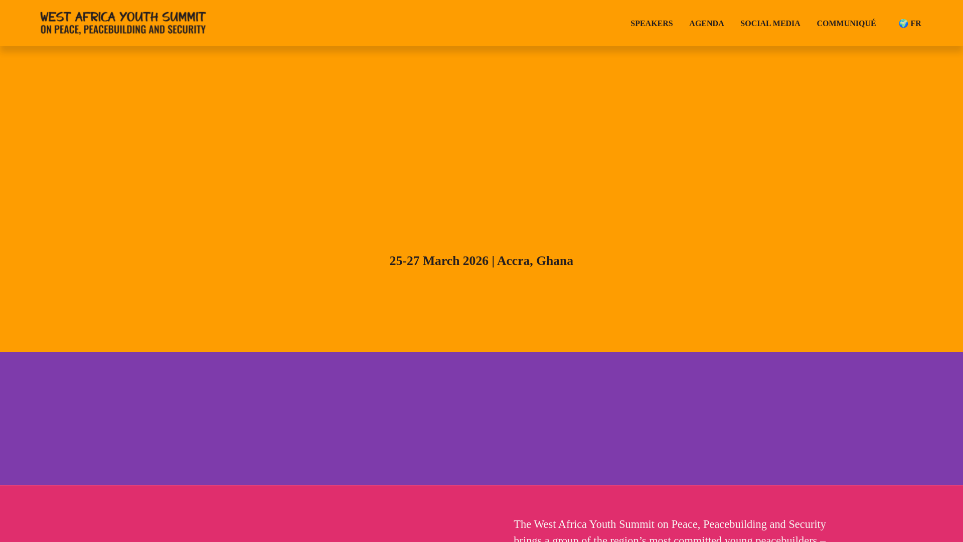 website screenshot of https://youth-peace-summit.org/