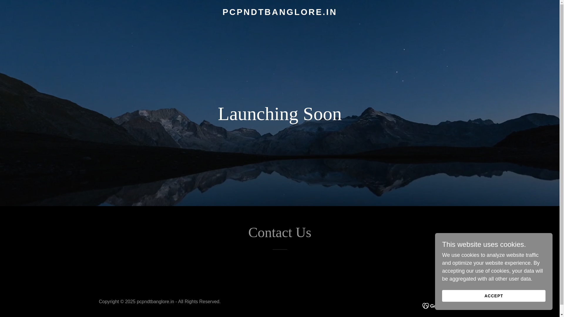 website screenshot of https://pcpndtbanglore.in/