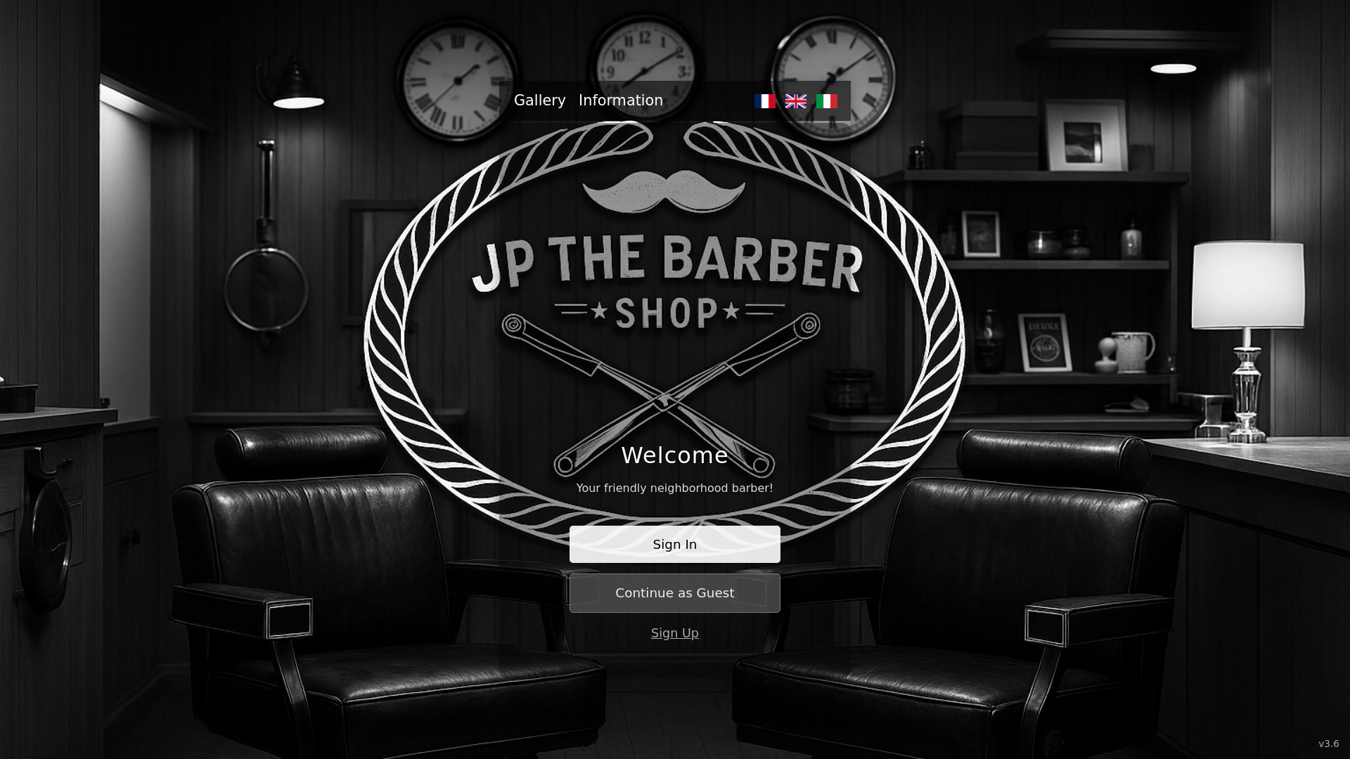 website screenshot of https://jpthebarber.pages.dev/