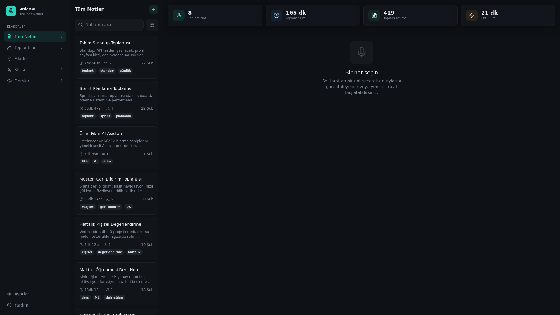 website screenshot of https://ai-note-companion.pages.dev/