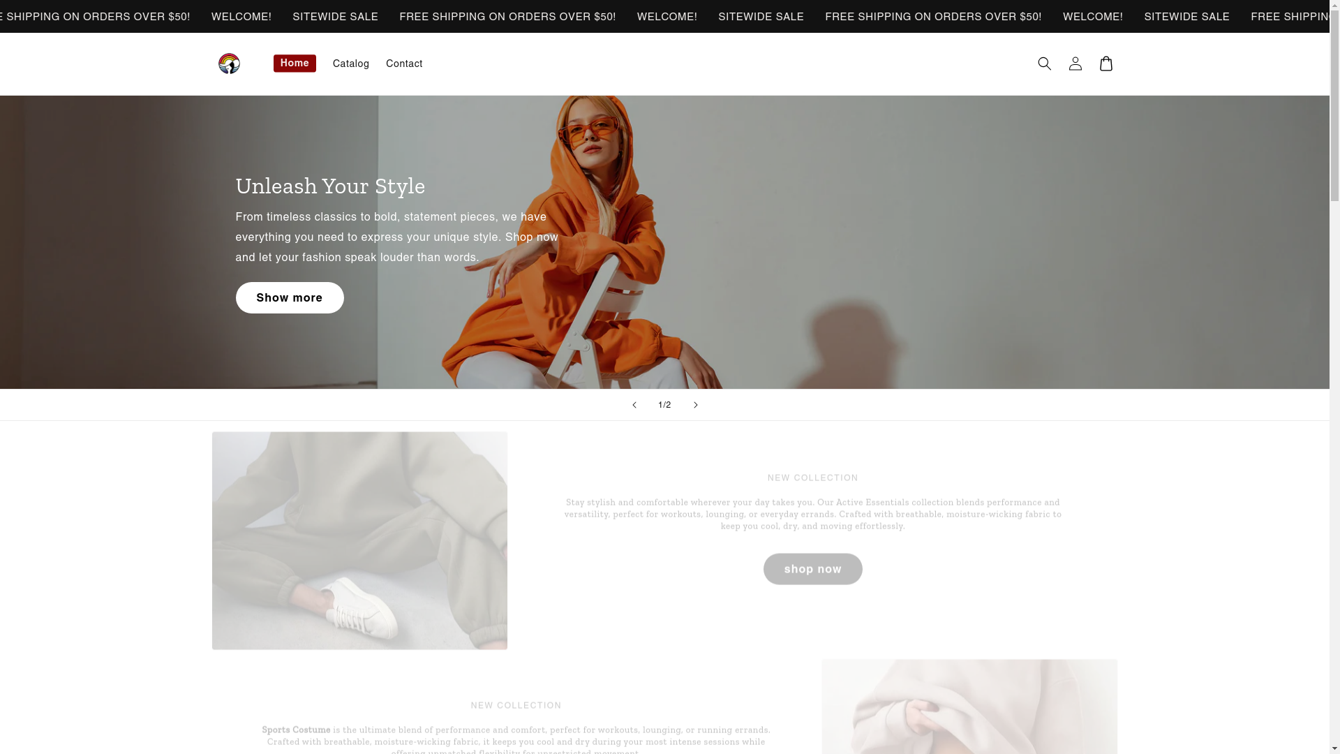 website screenshot of https://natclub.store/