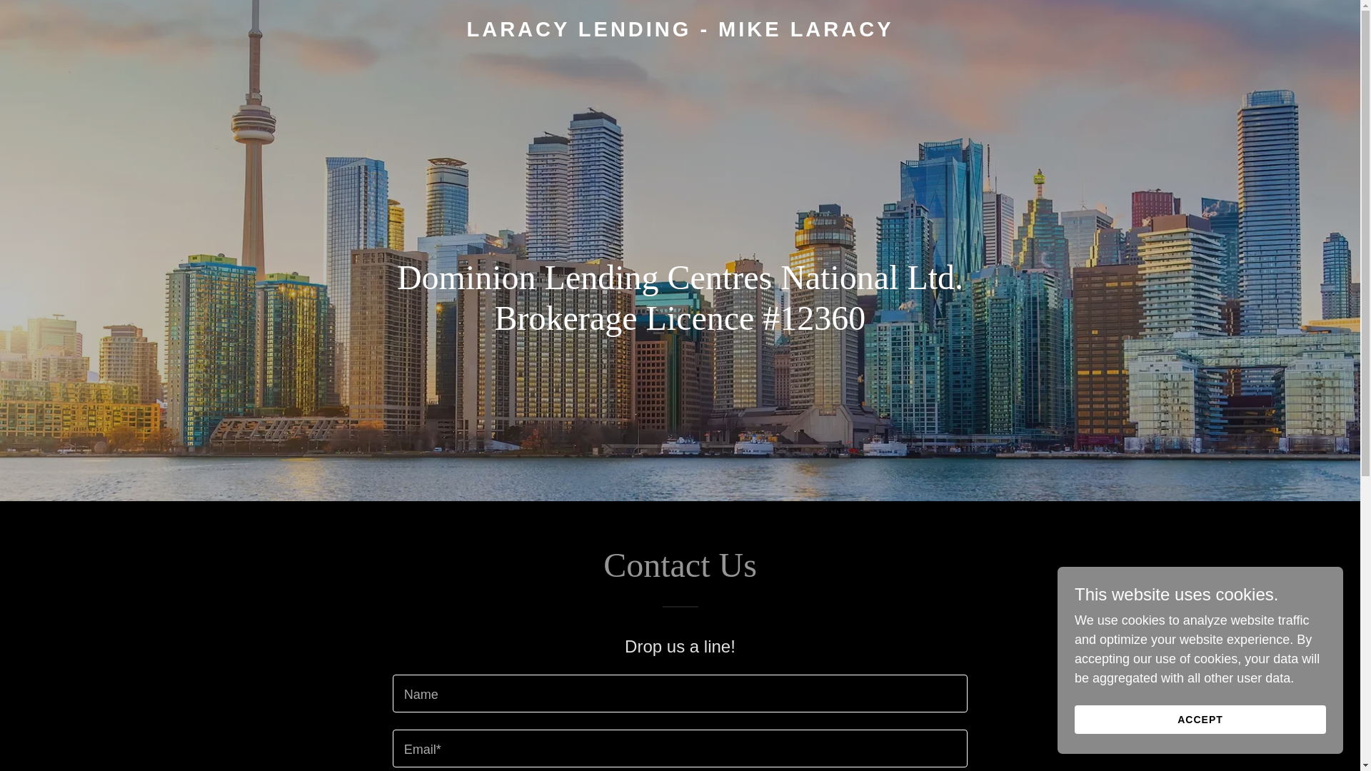 website screenshot of https://laracylending.com/