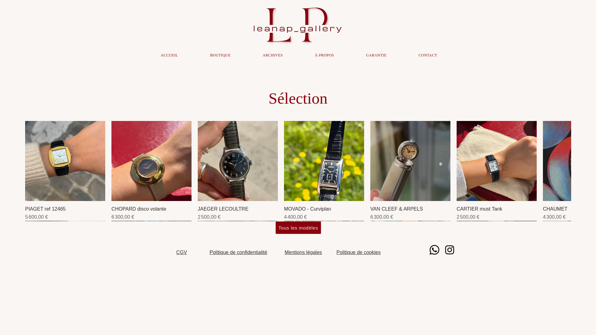 website screenshot of https://pernetteparis.com/