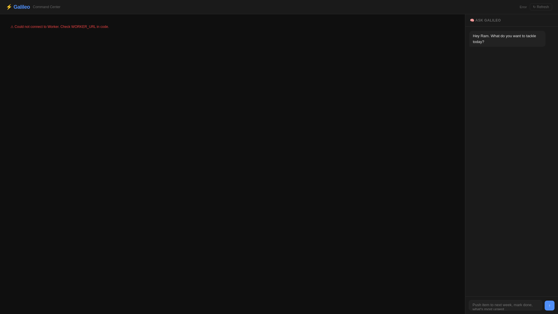 website screenshot of https://galileo-dashboard.pages.dev/