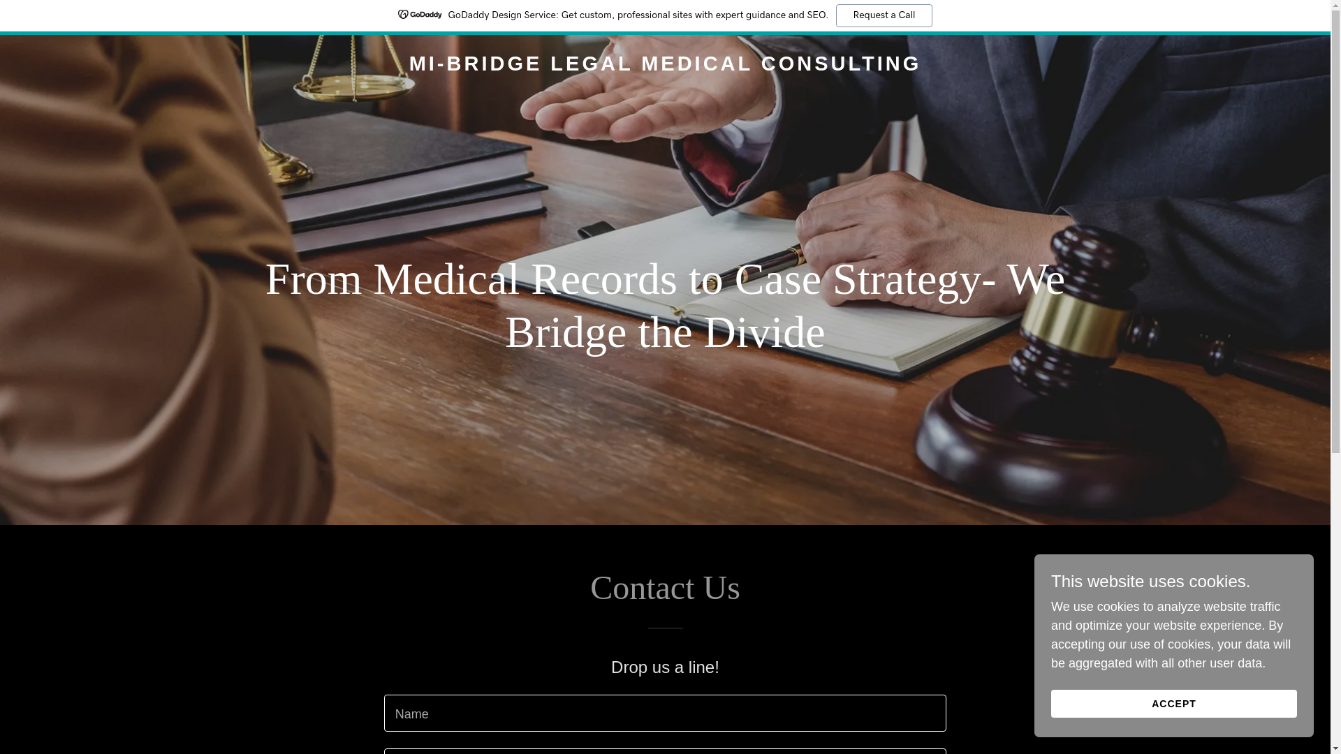 website screenshot of https://mibridgeconsultants.com/