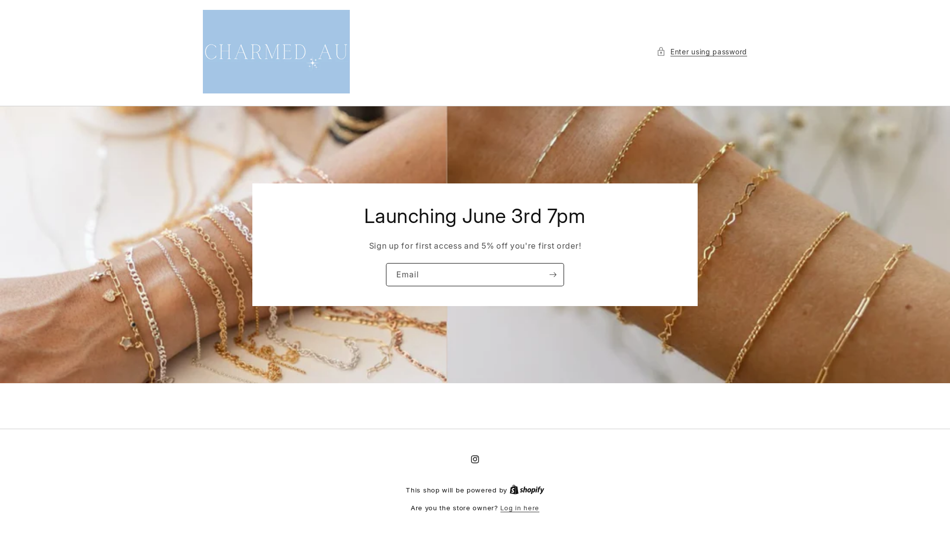 website screenshot of https://charmedau.com/