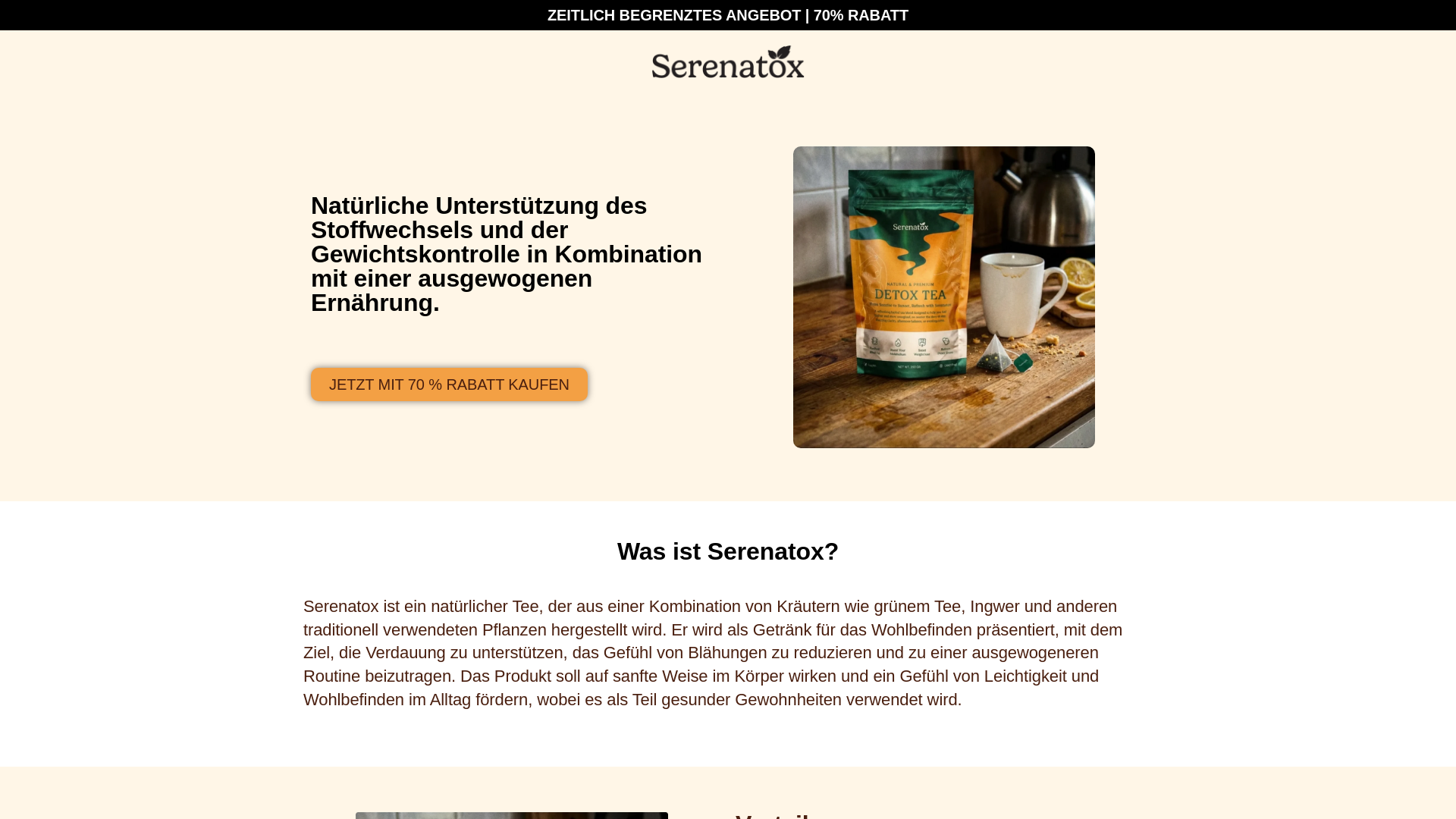 website screenshot of https://serenatoxkaufen.de/