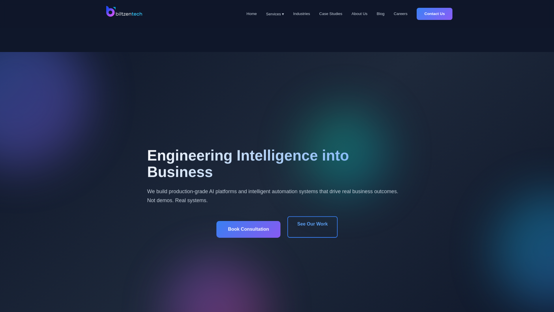 website screenshot of https://biltzentech.pages.dev/