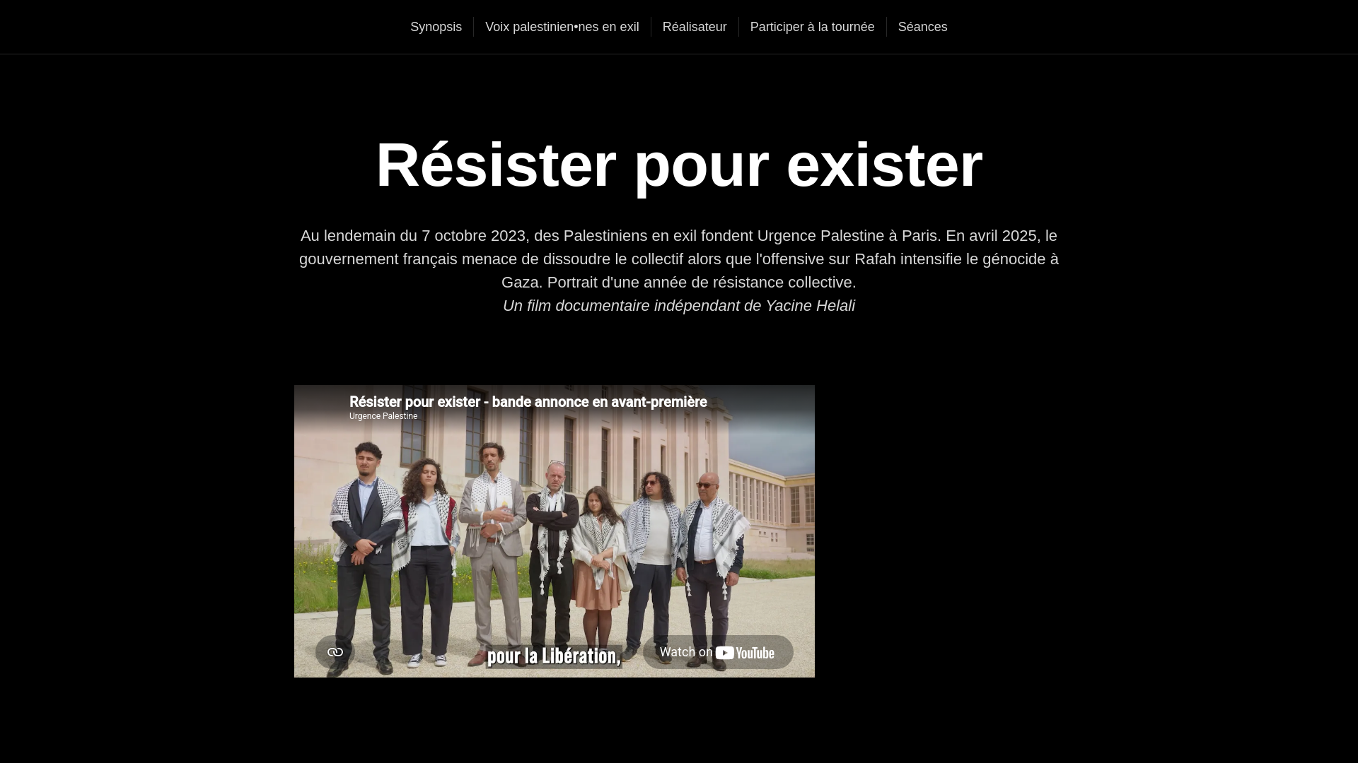website screenshot of https://resisterexister.org/