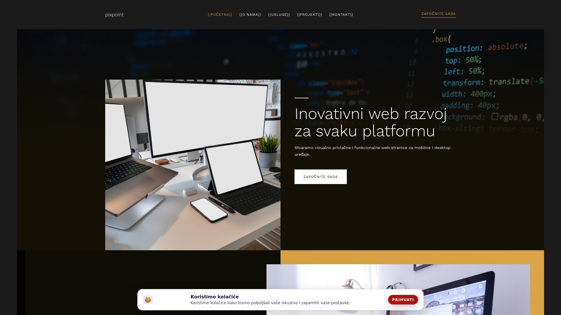 website screenshot of https://pixpoint.company/