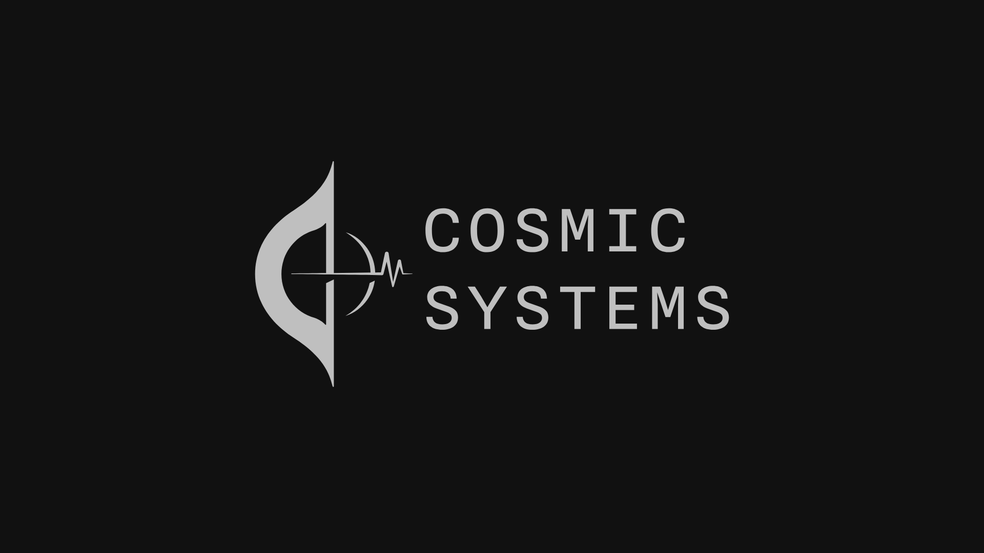 website screenshot of https://cosmic-systems.org