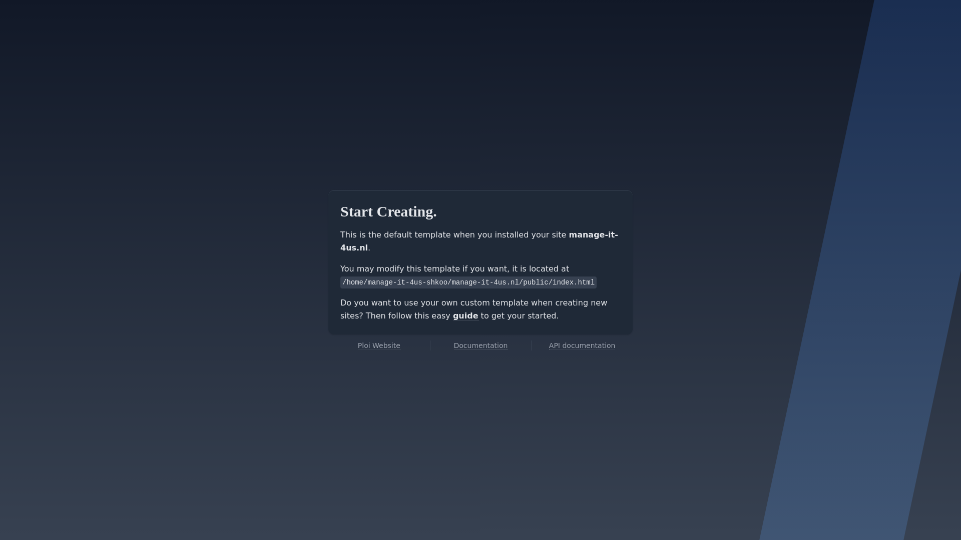 website screenshot of https://manage-it-4us.nl/
