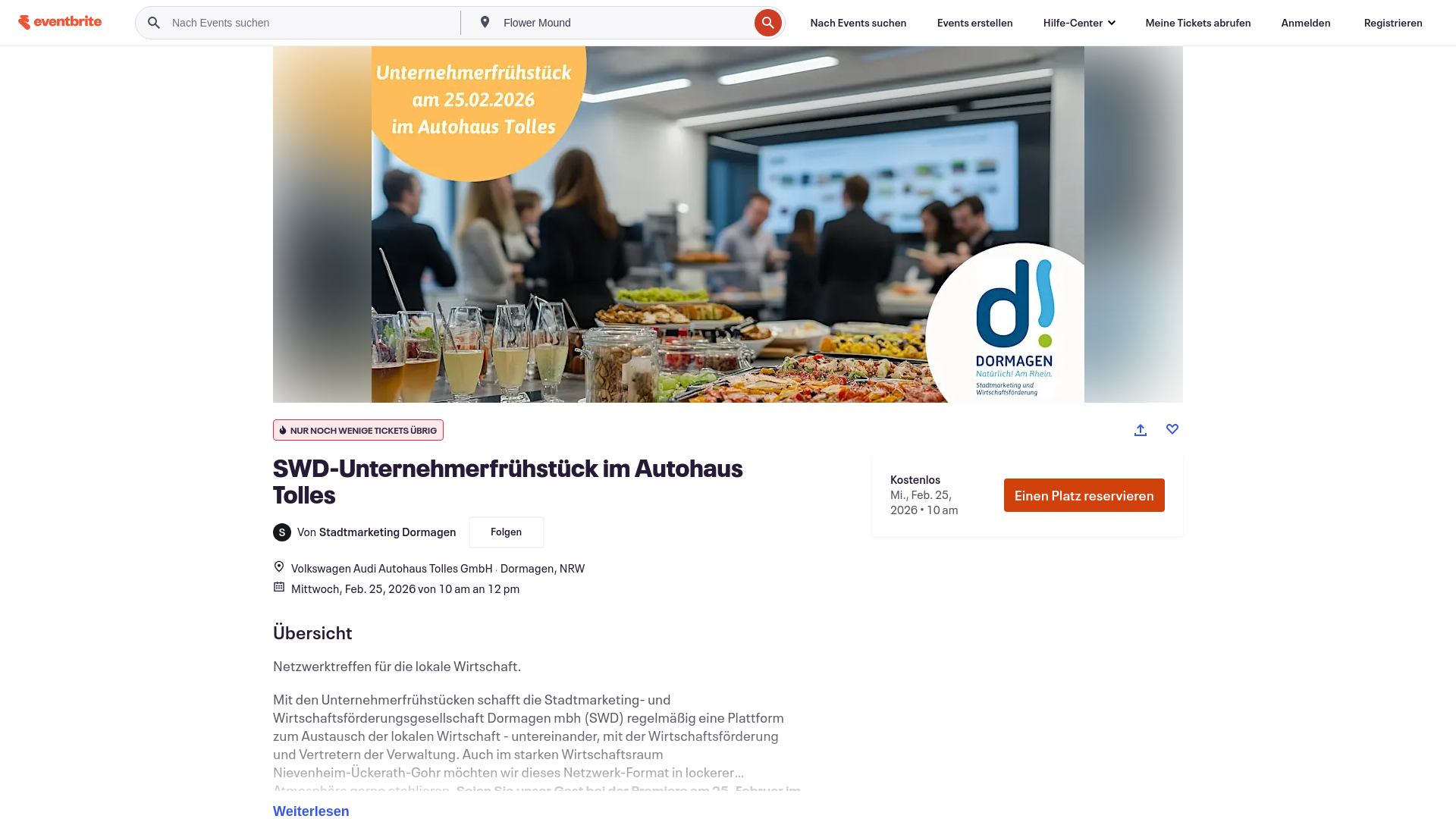 website screenshot of https://www.eventbrite.de/e/swd-unternehmerfruhstuck-im-autohaus-tolles-tickets-1982004667314?aff=oddtdtcreator