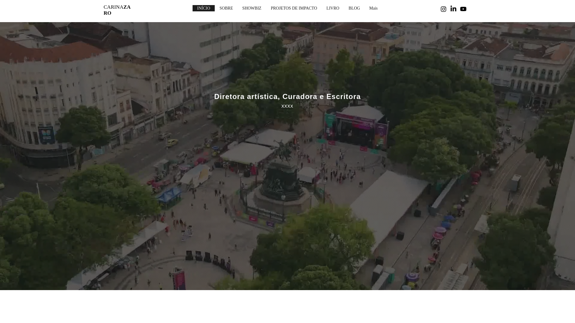 website screenshot of https://carinazaro.com.br/