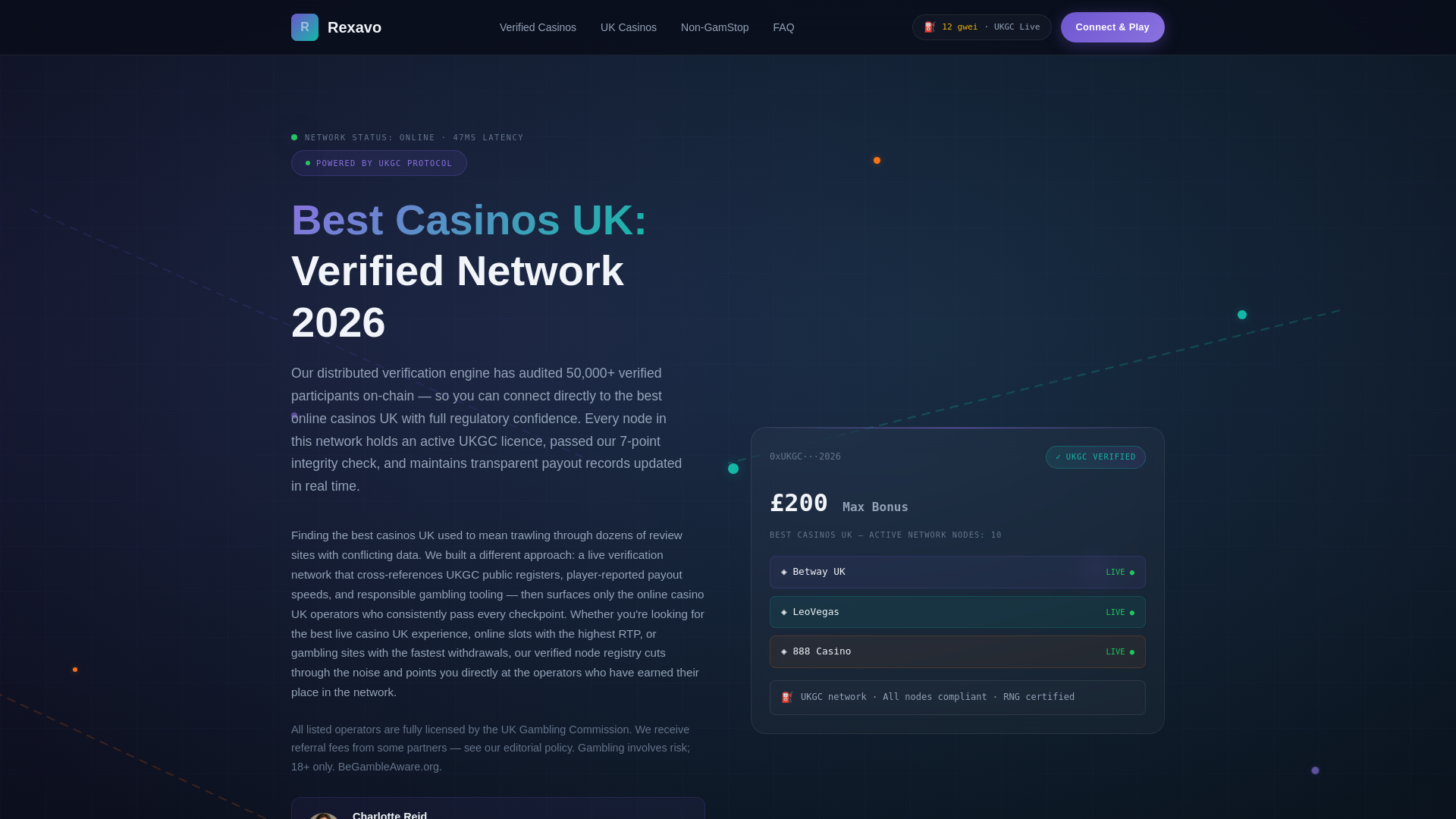 website screenshot of https://rexavo-click.pages.dev/