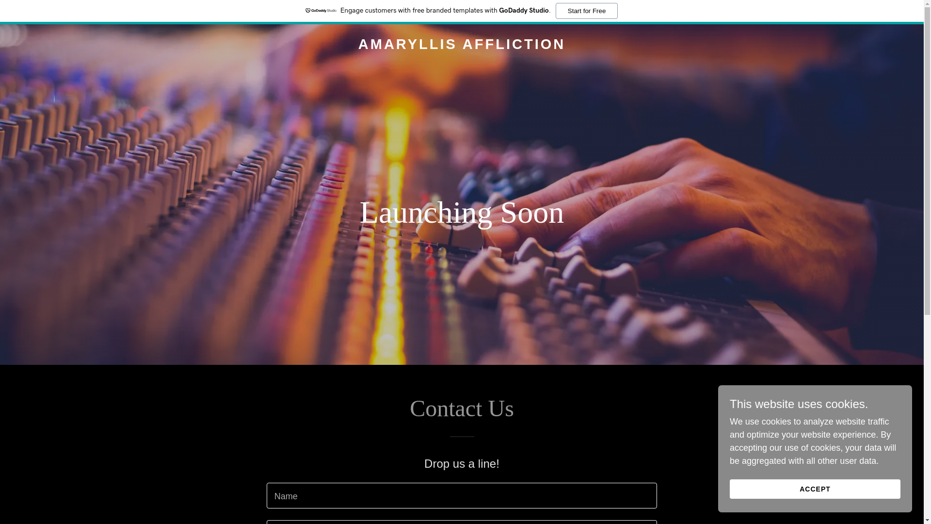 website screenshot of https://amaryllisaffliction.com/