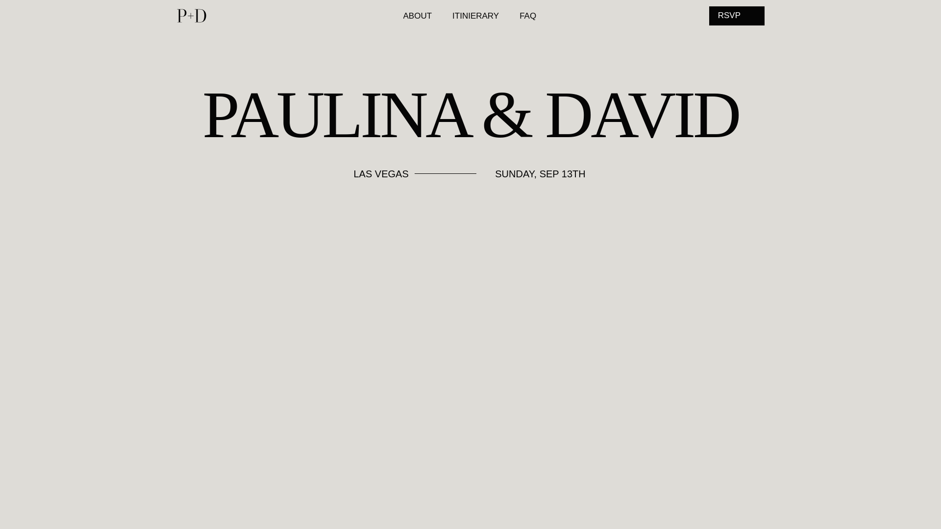 website screenshot of https://davidlovespaulina.us/