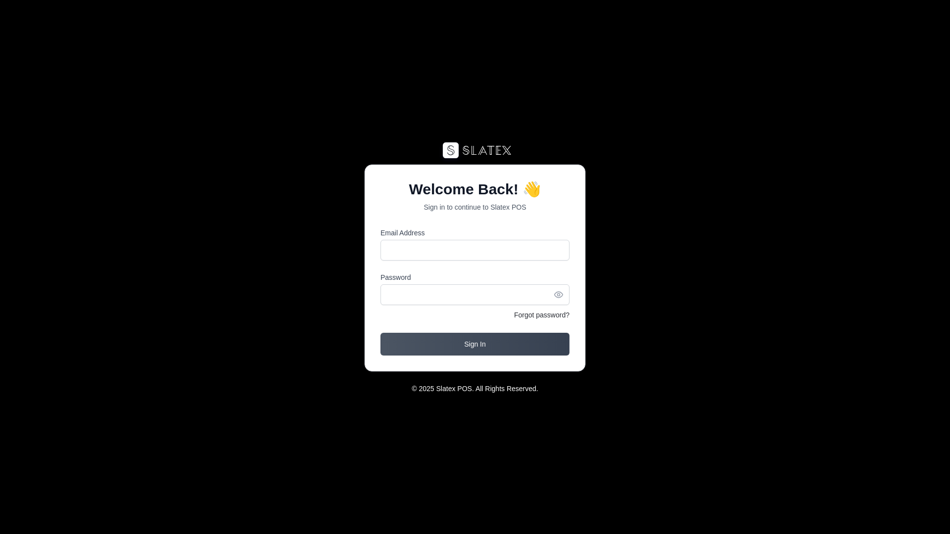 website screenshot of https://slatexsuperadmin.pages.dev/