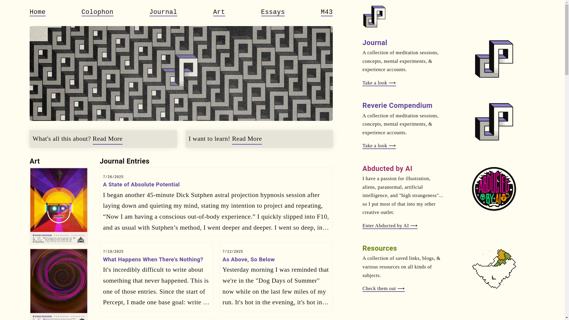 website screenshot of https://percept-jk1.pages.dev/