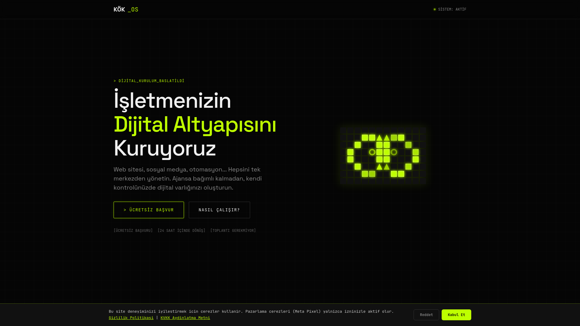 website screenshot of https://koksmy.com/