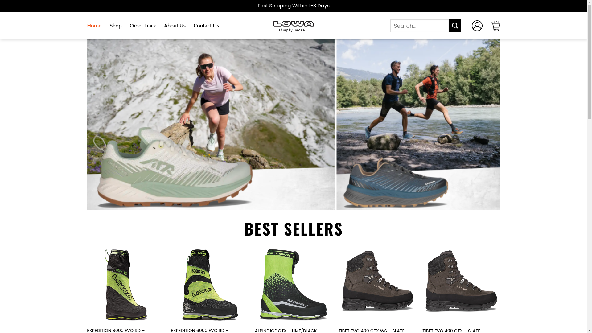 website screenshot of https://mylowaboots.shop/