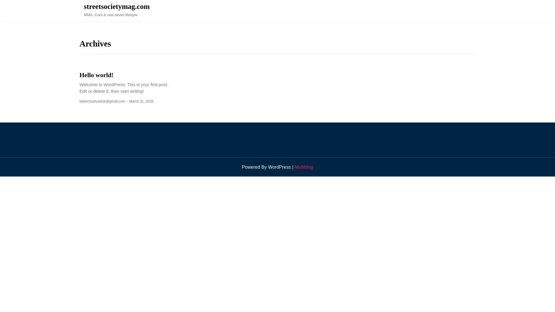 website screenshot of https://streetsocietymag.com/